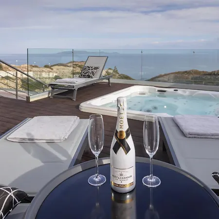 Villa Deep Blue Luxury Theseus - Private Jacuzzi - Sea View Ligaria (Crete)