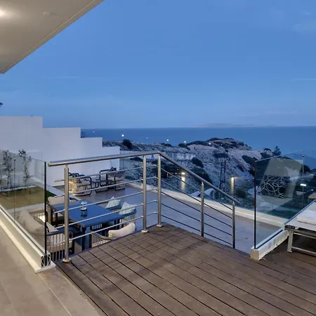 Deep Blue Luxury Theseus - Private Jacuzzi - Sea View Ligaria (Crete)