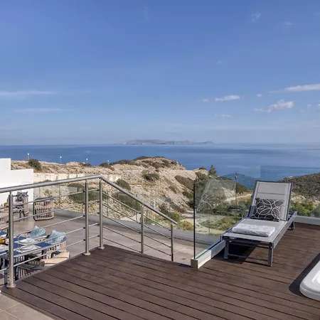 Deep Blue Luxury Theseus - Private Jacuzzi - Sea View * Ligaria (Crete)